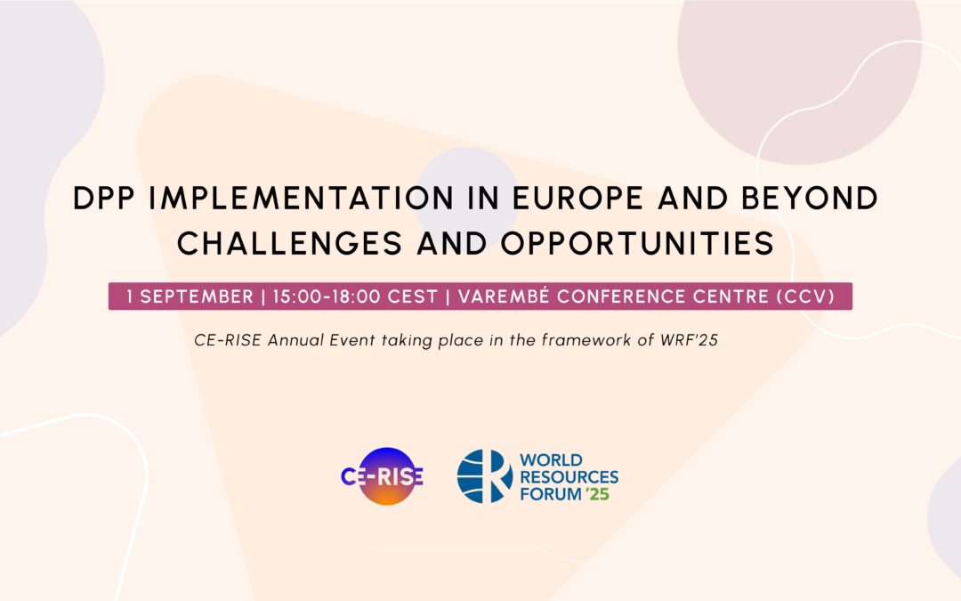 CE-RISE Annual Event | 1 September, Geneva
