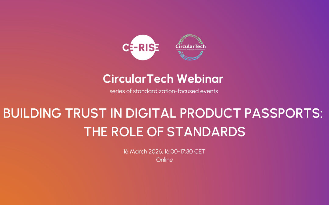 Building Trust in Digital Product Passports: The Role of Standards Webinar